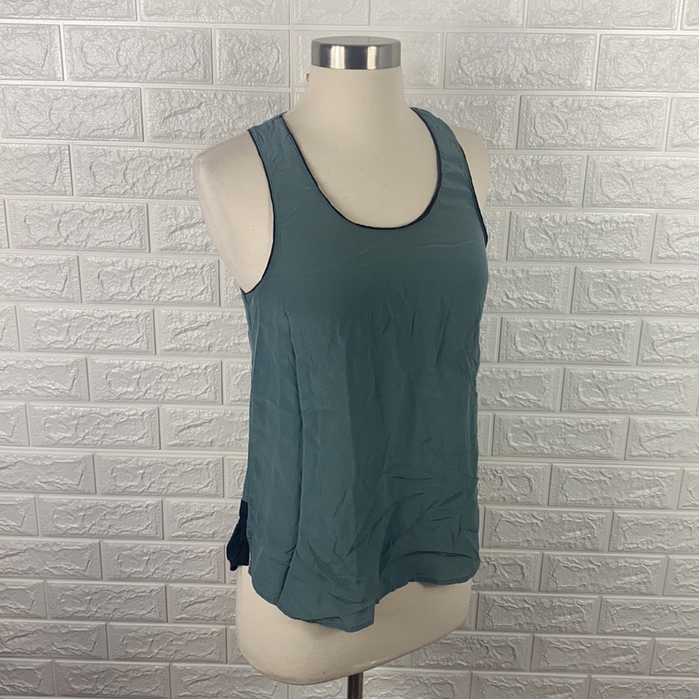Maeve By Anthropologie Color Block Silk Tank - Picture 7 of 10